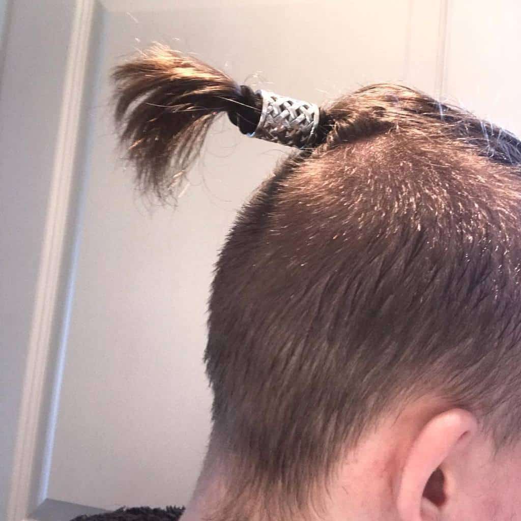 Men's High Ponytail